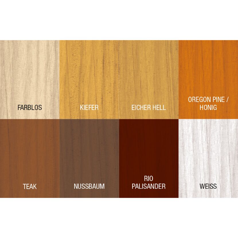 Holzlasur teakfarben 4,8 l
