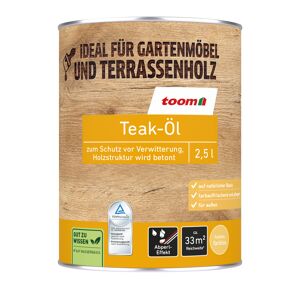 Teak-Öl transparent 2,5 l
