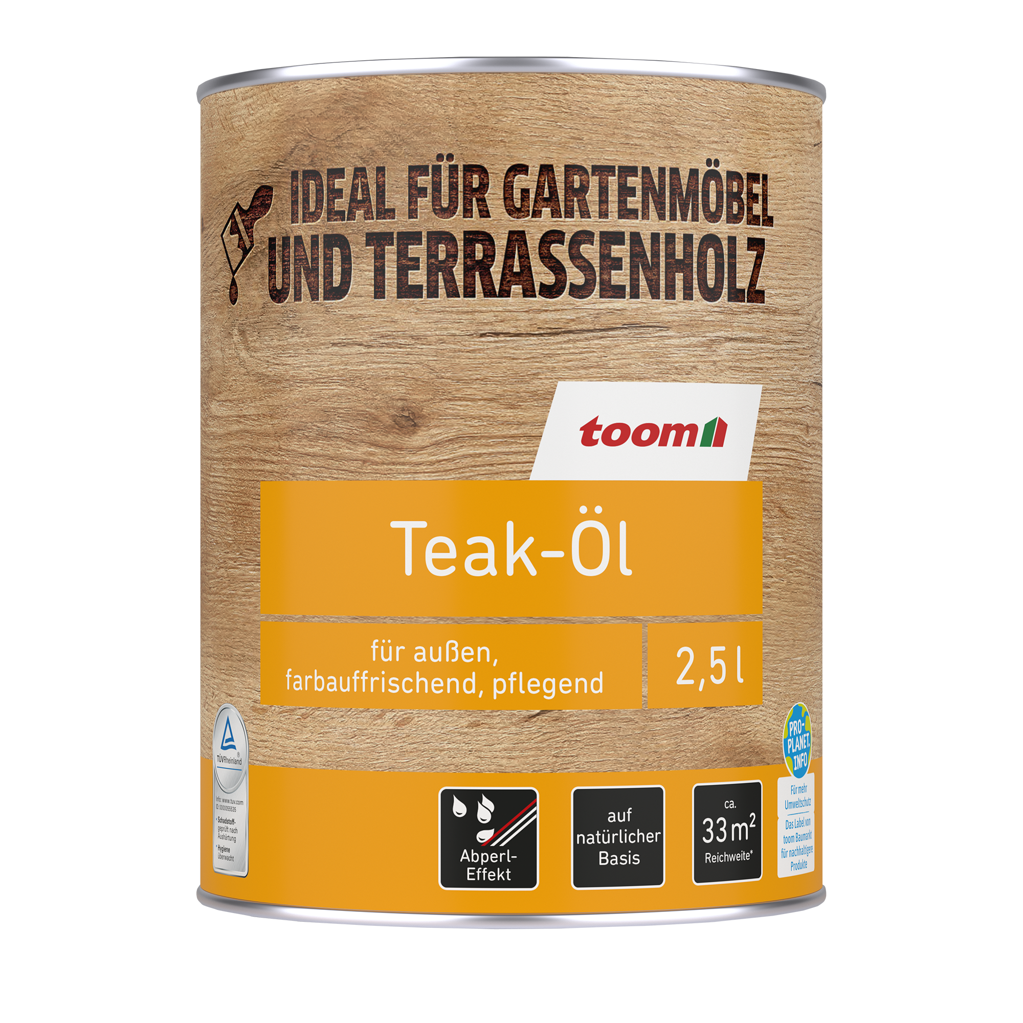 Teak-Öl transparent 2,5 l + product picture