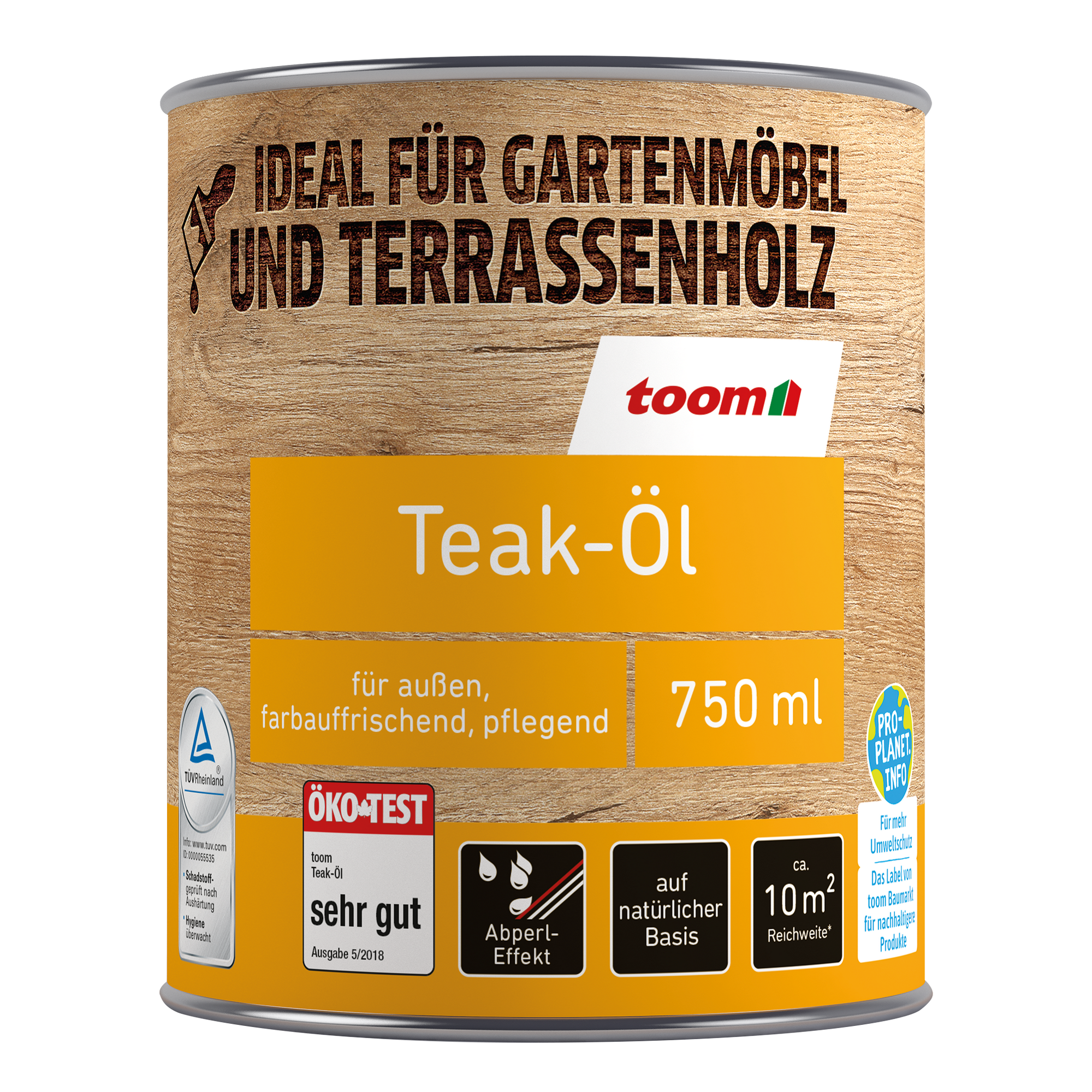 Teak-Öl transparent 750 ml + product picture