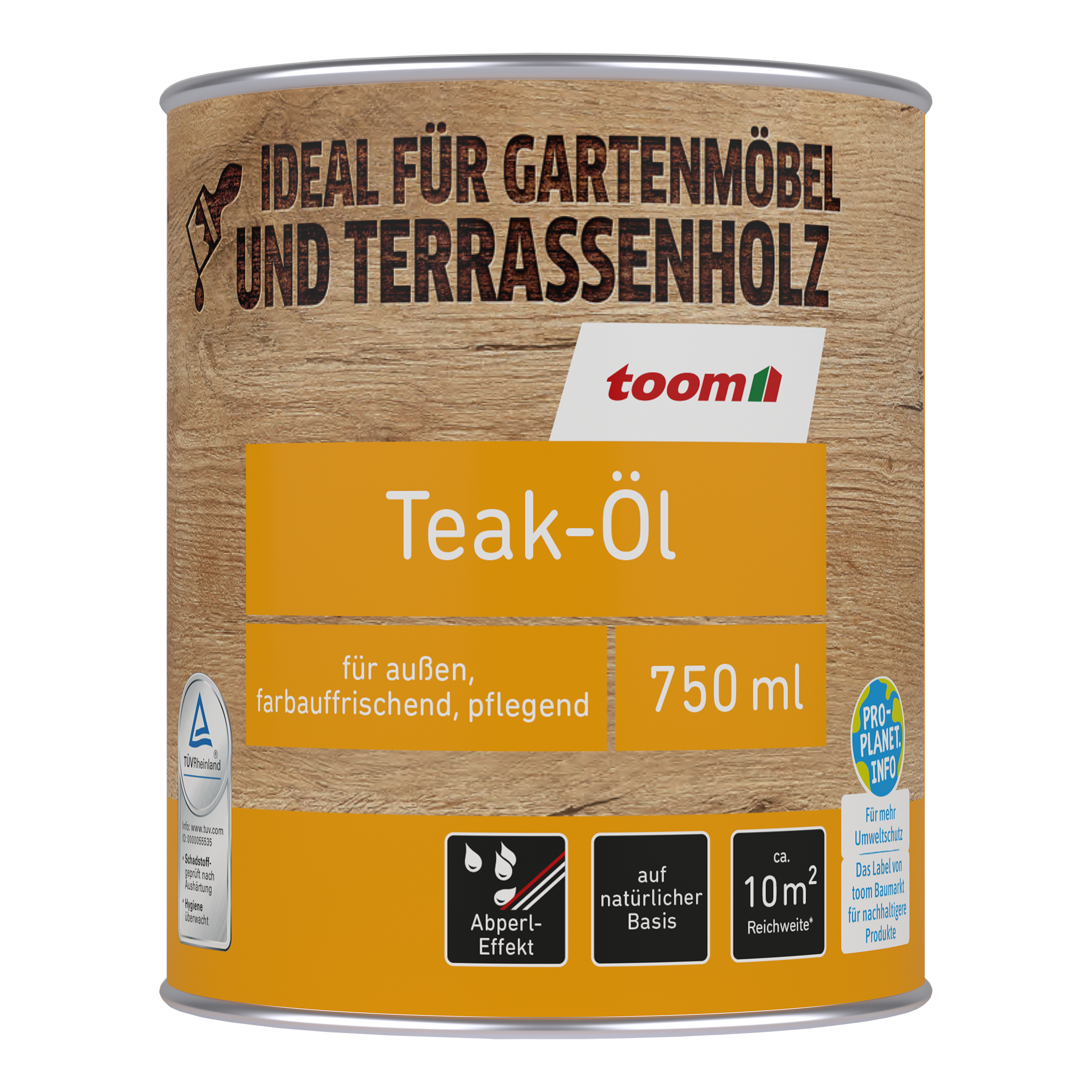 Teak-Öl transparent 750 ml + product picture