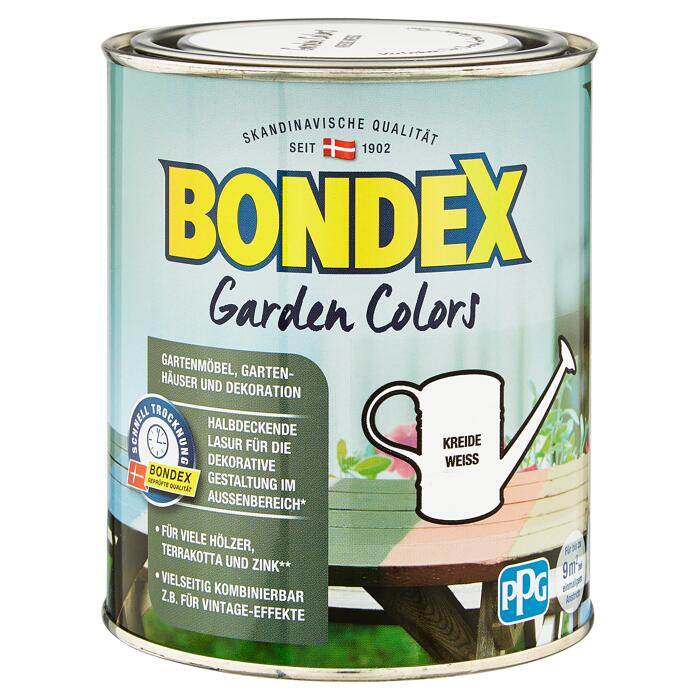 Bondex Holzlasur Garden Colors Kreideweiss 750 Ml ǀ Toom Baumarkt