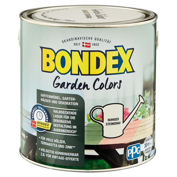 Bondex Holzlasur Garden Colors Steingrau 2 5 L ǀ Toom Baumarkt