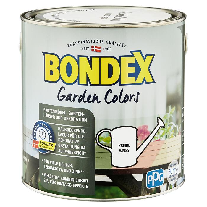Bondex Holzlasur Garden Colors Kreideweiss 2 5 L ǀ Toom Baumarkt