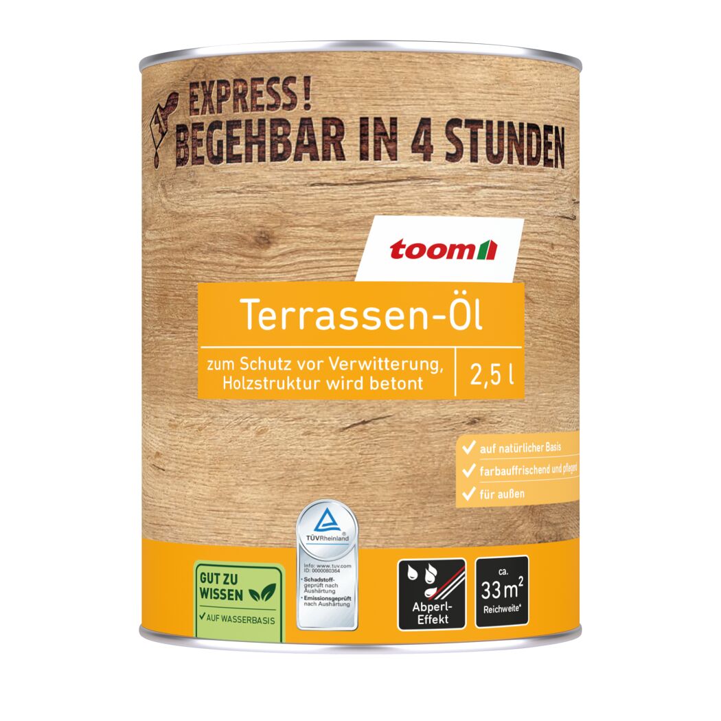 Terrassen-Öl 'Natur' beige 2,5 l