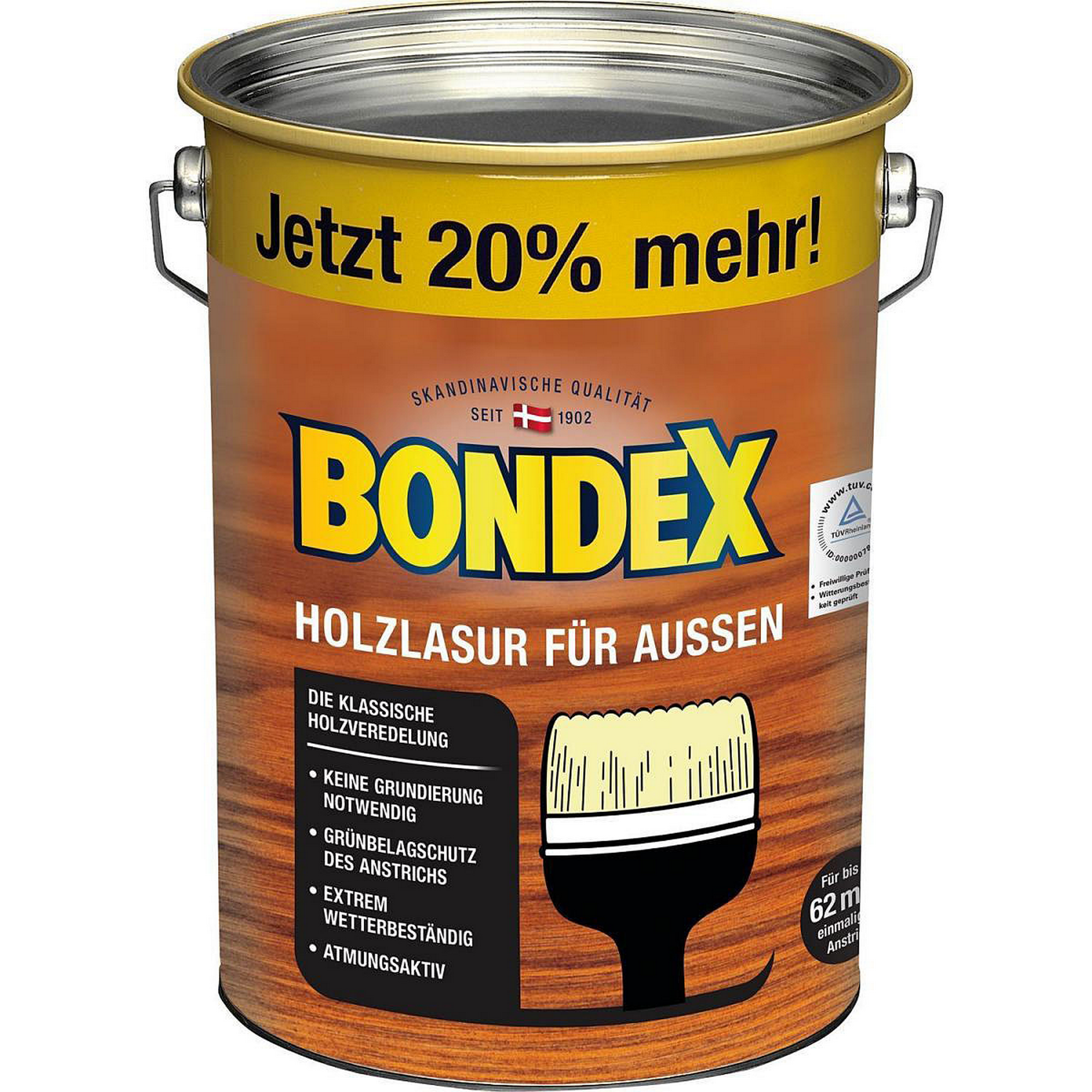 Bondex Holzlasur für Außen Mahagoni 4,8 l
