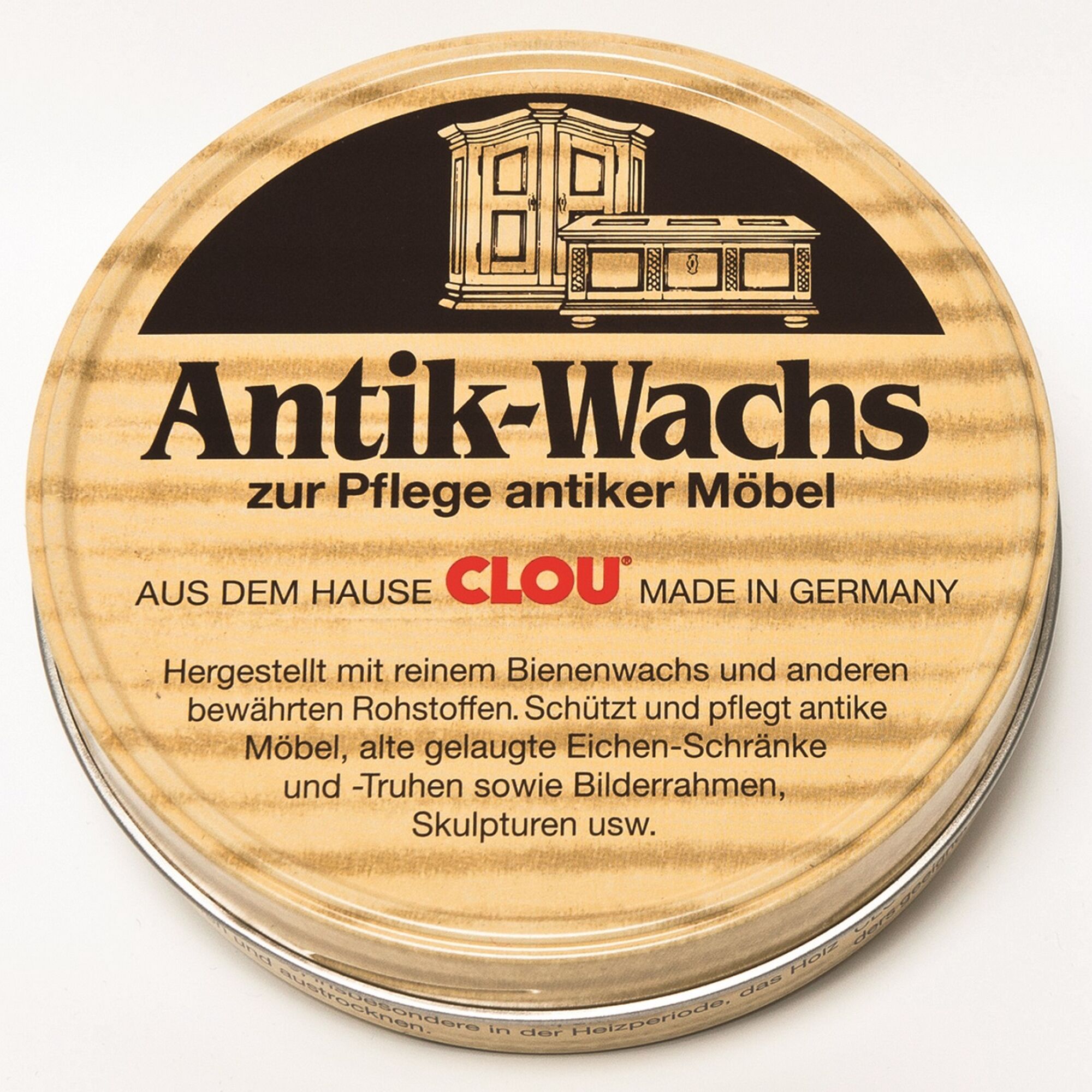 Clou Antikwachs Dose