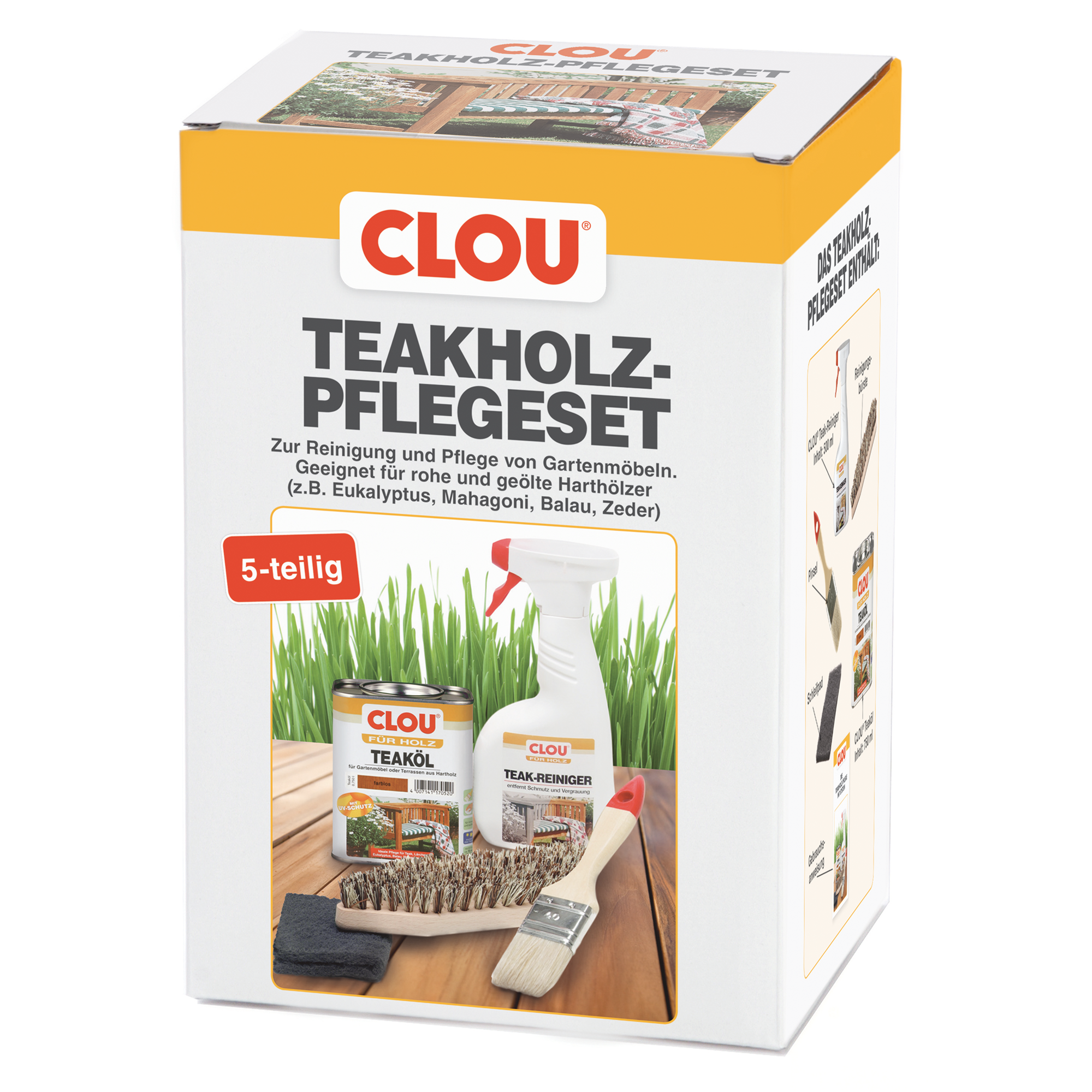 Teakholz-Pflegeset 5-tlg. + product picture