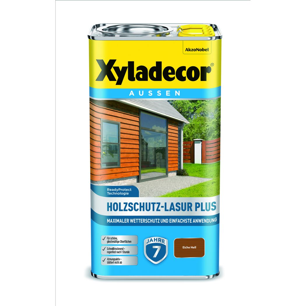 Xyladecor Holzschutz-Lasur Plus Eiche Hell