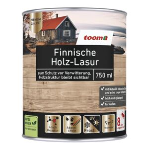 Finnische Lasur nussbaumfarben dunkel 750 ml