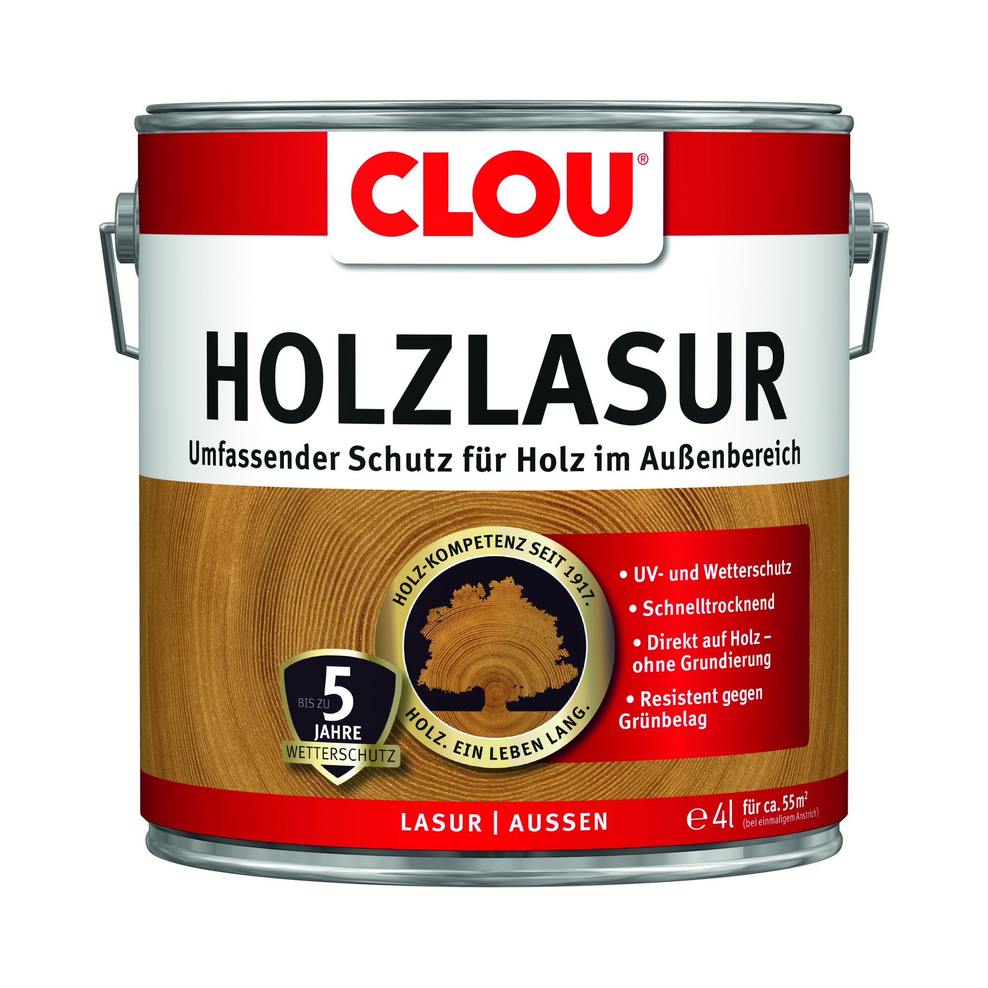 Holzlasur palisanderfarben 4 l + product picture
