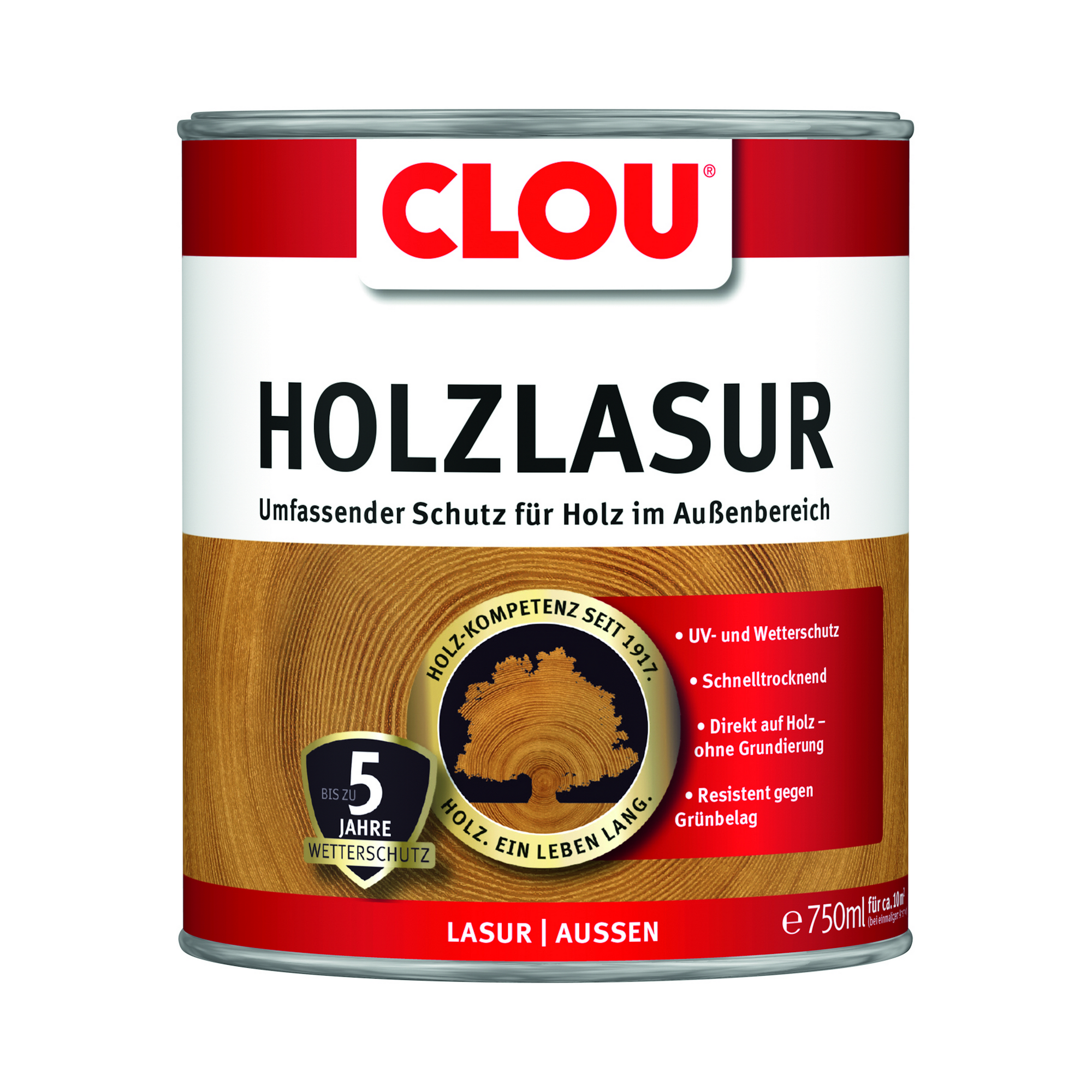 Holzlasur teakfarben 750 ml + product picture