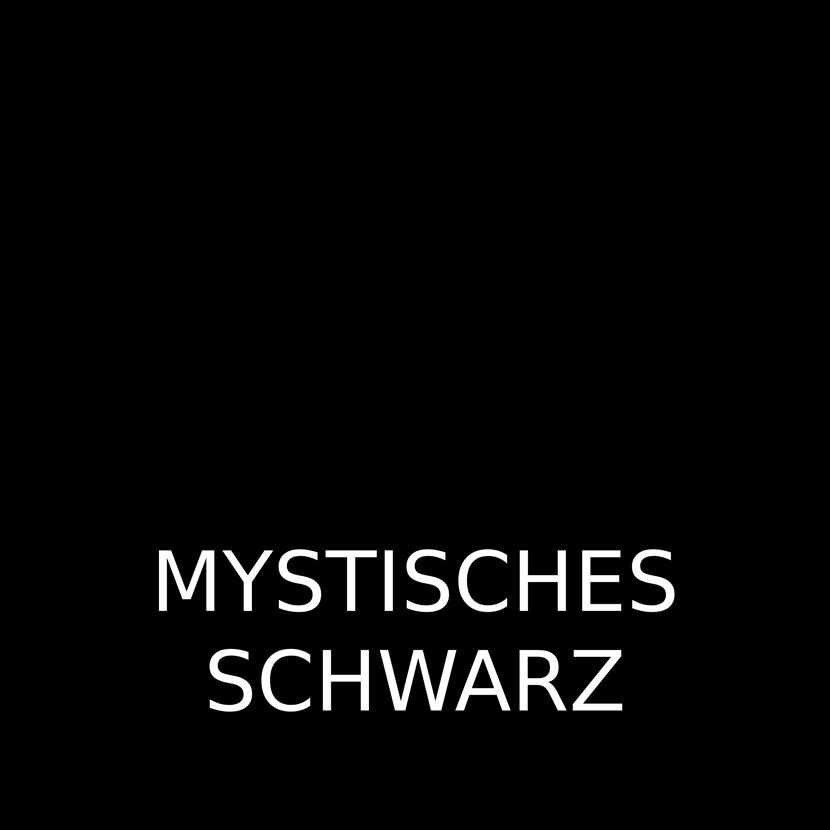 Mystisches Schwarz