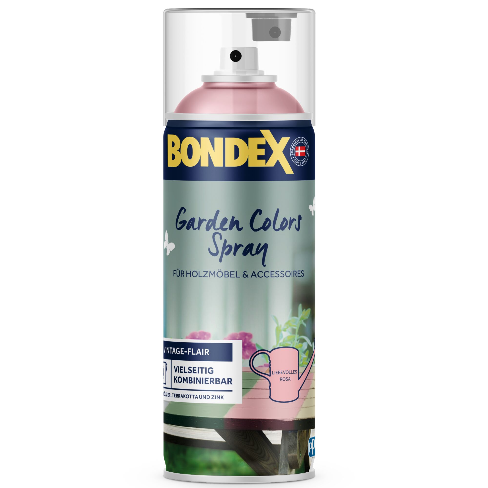 Bondex Garden Colors Spray in Liebevolles Rosa
