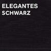 Schwarze Fläche mit der Aufschrift "Elegantes Schwarz"