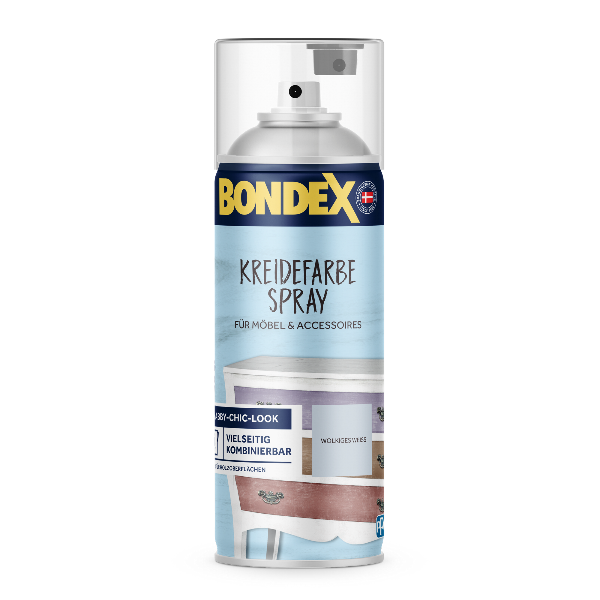 Kreidefarbe-Spray weiß 400 ml + product picture