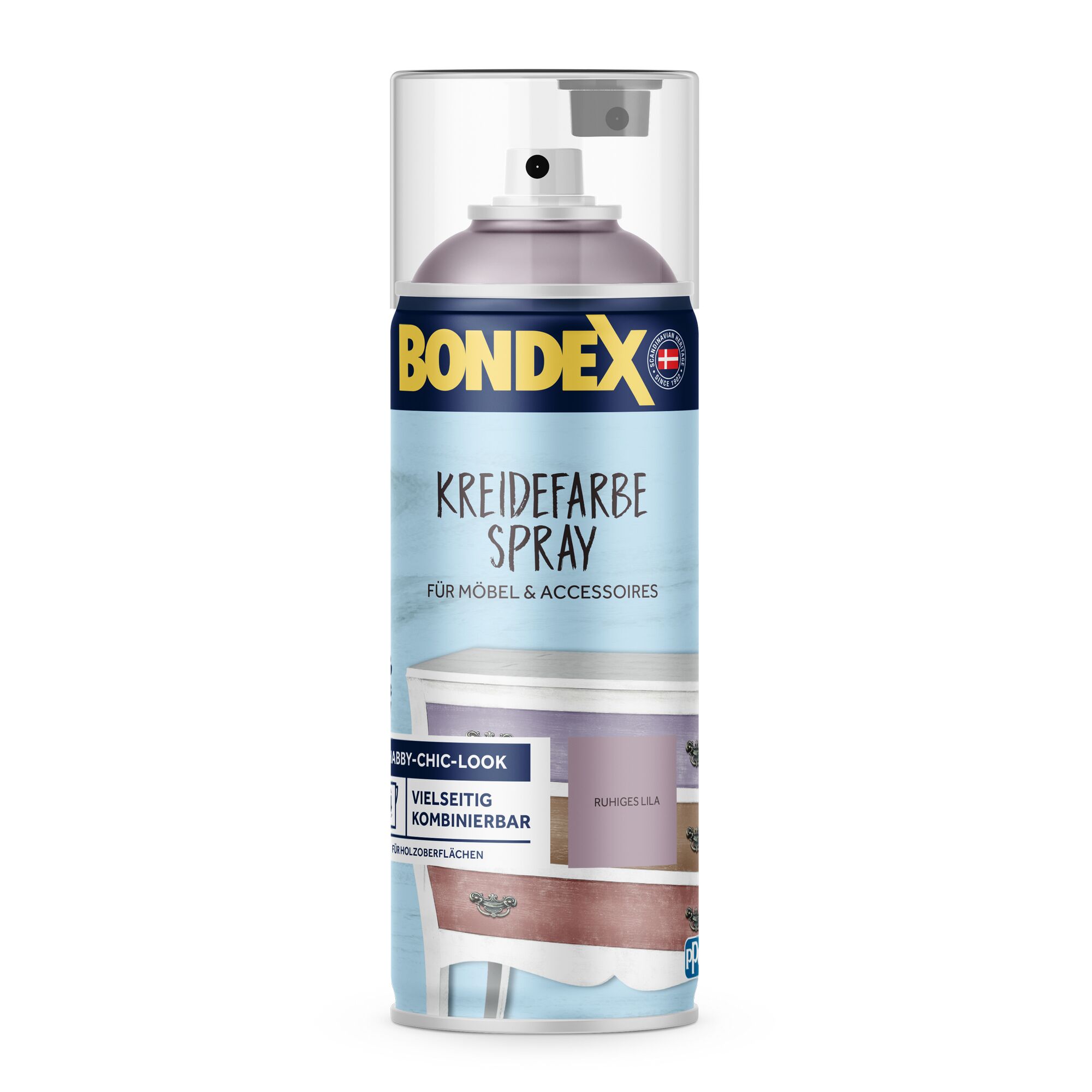 Bondex Kreidefarbe Spray in ruhiges lila