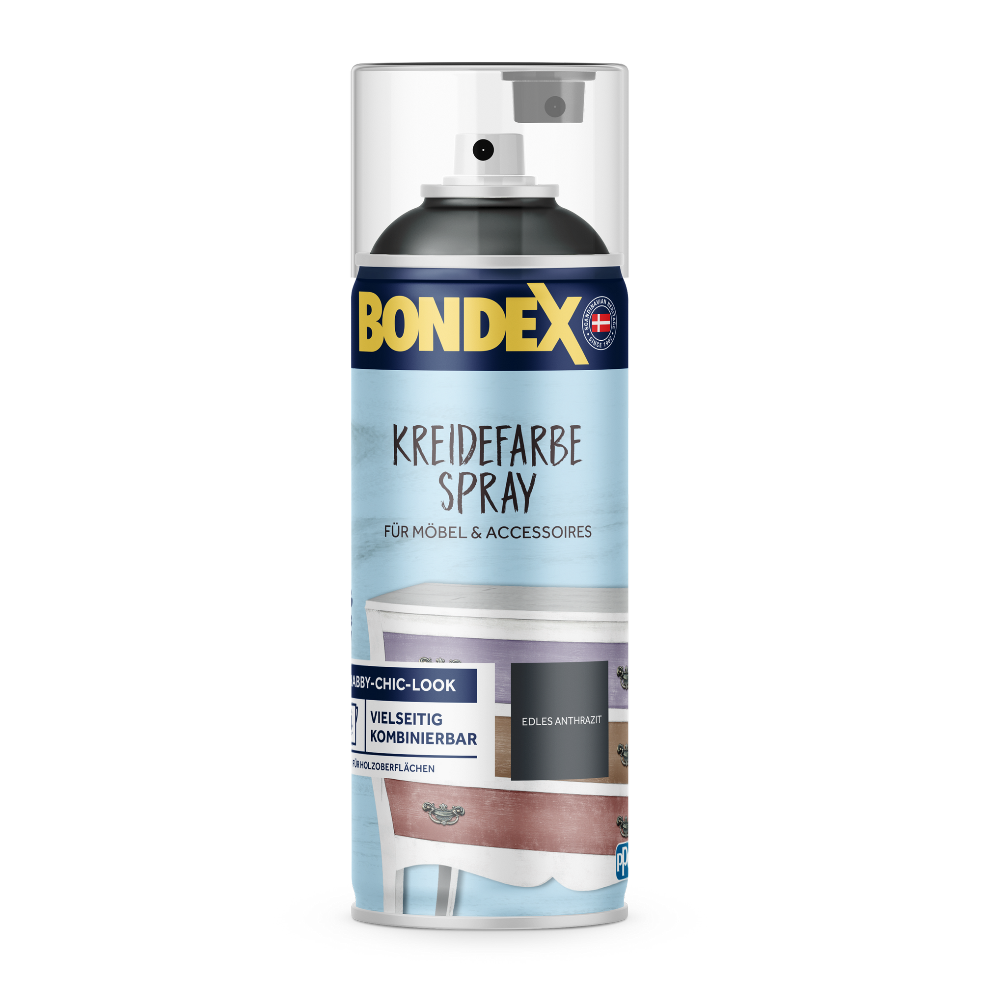 Kreidefarbe-Spray anthrazit 400 ml + product picture