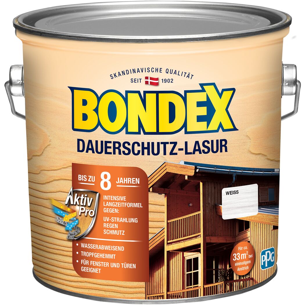 Bondex Dauerschutz-Lasur weiß