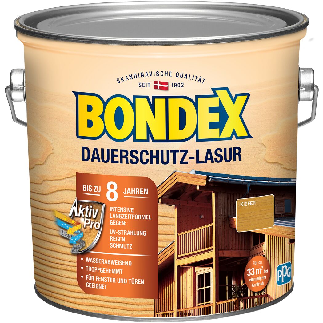 Dauerschutzlasur kieferfarben 2,5 l