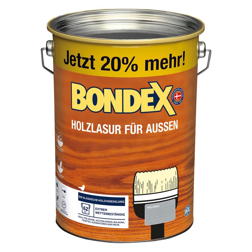 Holzlasur blaugrau 4,8 l