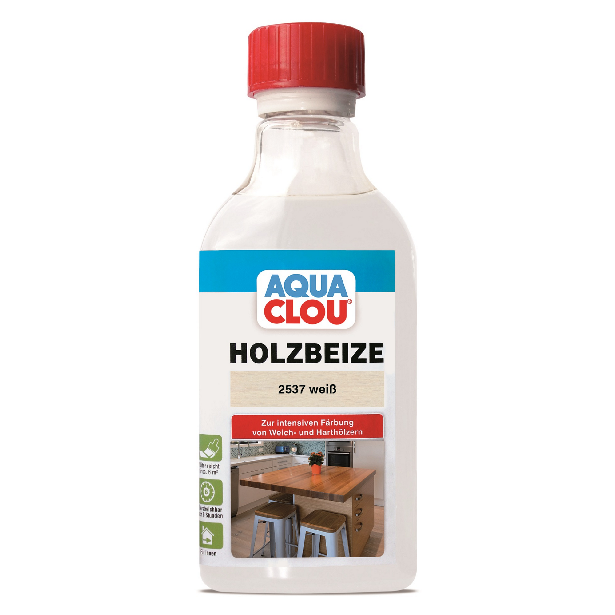 Holzbeize weiß 250 ml + product picture