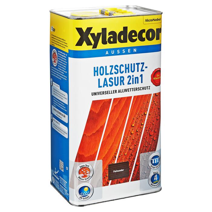 Holzschutzlasur 2in1 Palisanderfarben 5 L ǀ Toom Baumarkt
