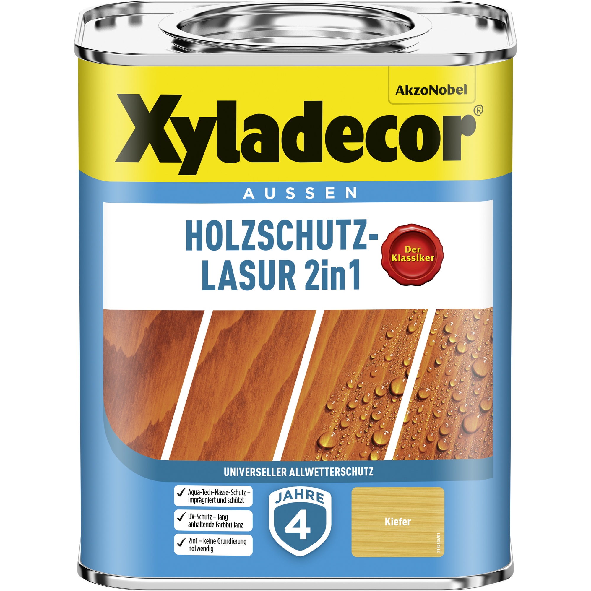Xyladecor 2in1 Holzschutzlasur kieferfarben 750 ml