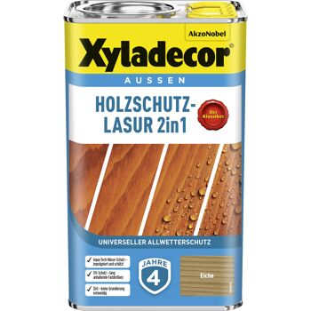 Xyladecor Holzschutz-Lasur 2in1 in Eiche
