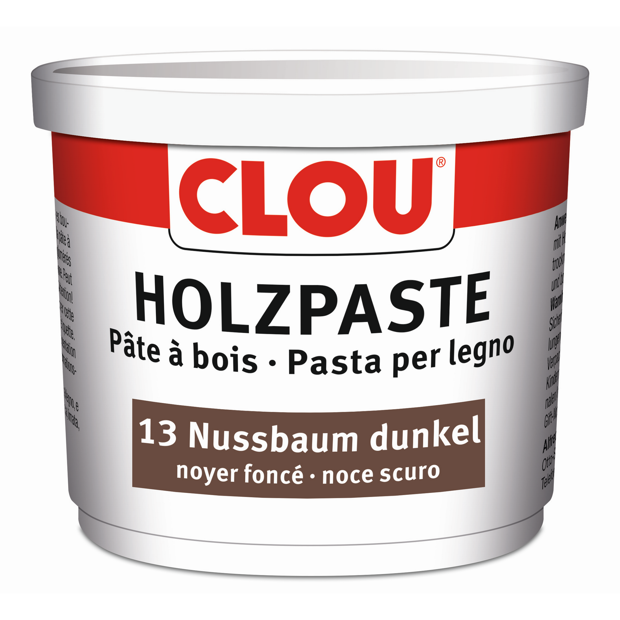 Holzpaste nussbaumfarben dunkel 150 g