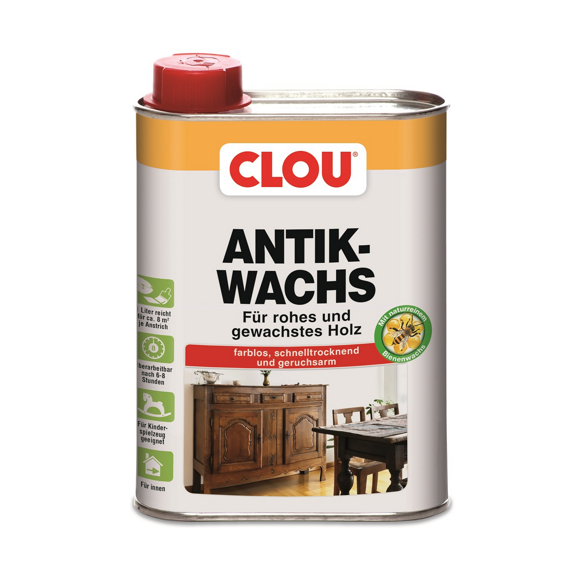 Antikwachs transparent 250 ml + product picture