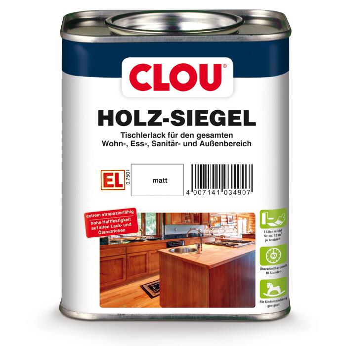 Clou Holzsiegel Universallack Matt 0 75 L ǀ Toom Baumarkt