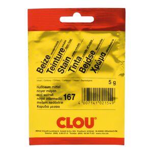 Clou Wasserbeize Pulver nussbaumfarben mittel 5 g