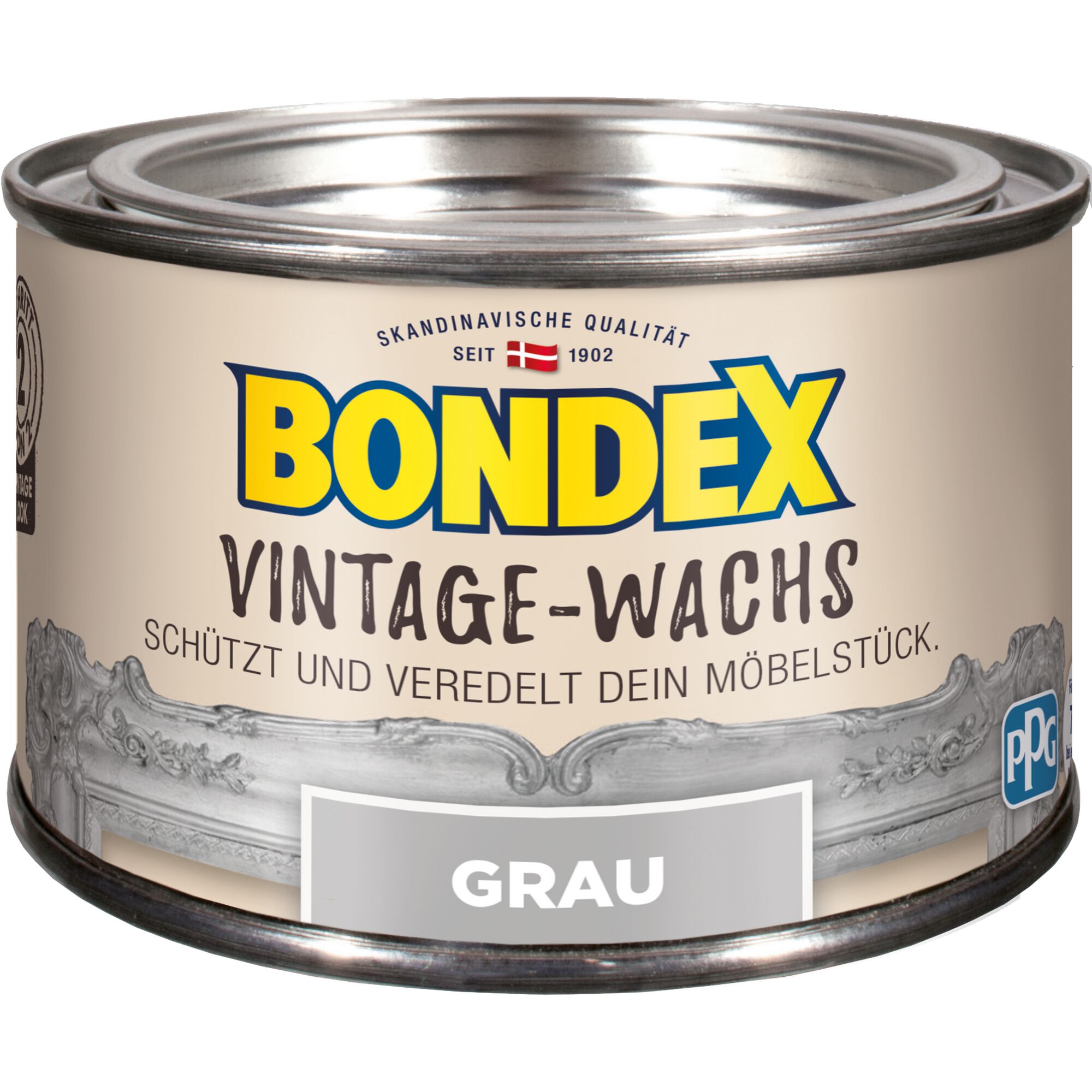 Bondex Vintage-Wachs grau