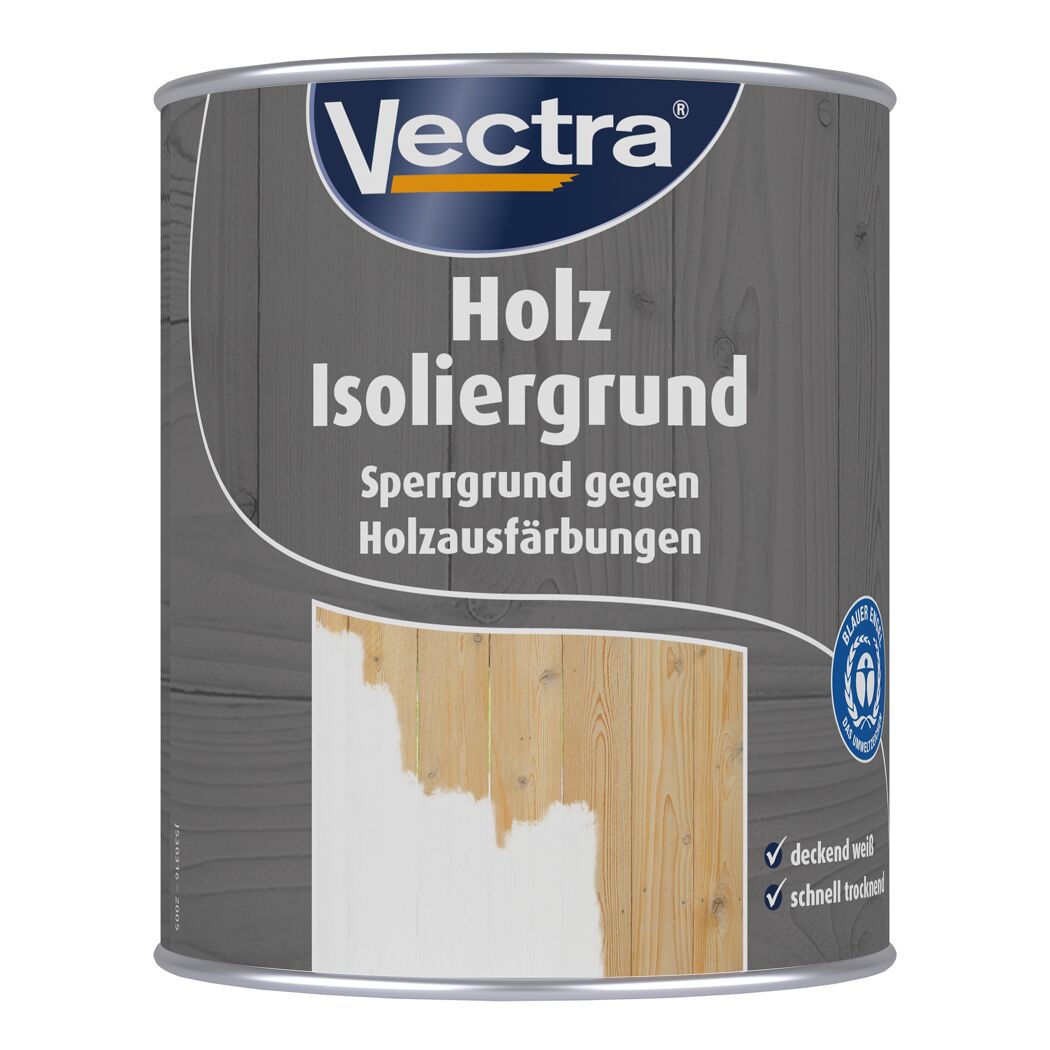 Vectra Holz-Isoliergrund, deckend weiß, schnell trocknend