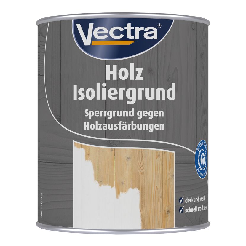 Vectra Holz-Isoliergrund, deckend weiß, schnell trocknend