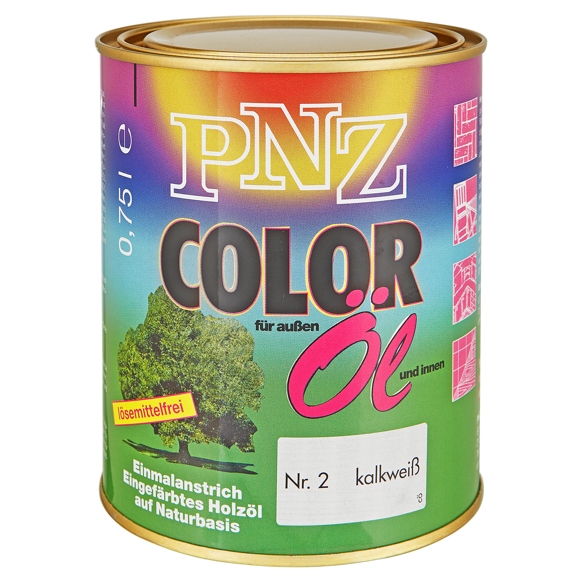 Holzöl kalkweiß 750 ml