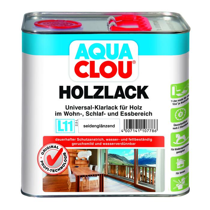 Clou L11 Aqua Clou Holzla Ck Seidengl 2 5 L ǀ Toom Baumarkt