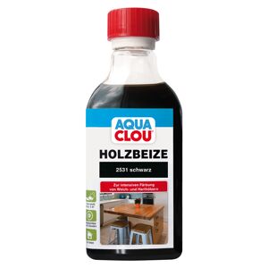 Clou Holzbeize „Aqua“ schwarz 250 ml