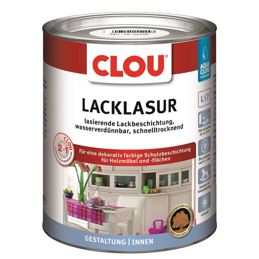 Clou Lacklasur für Holzmöbel