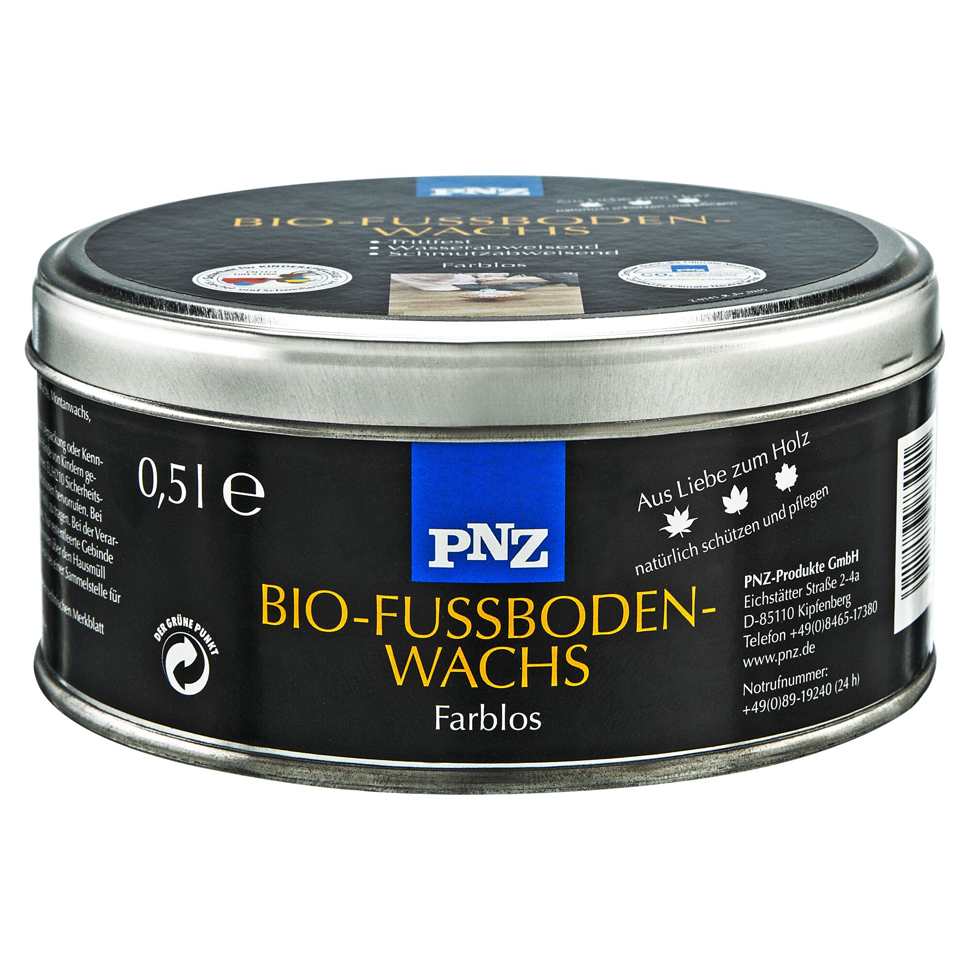 PNZ Bio-Fußbodenwachs farblos in Dose