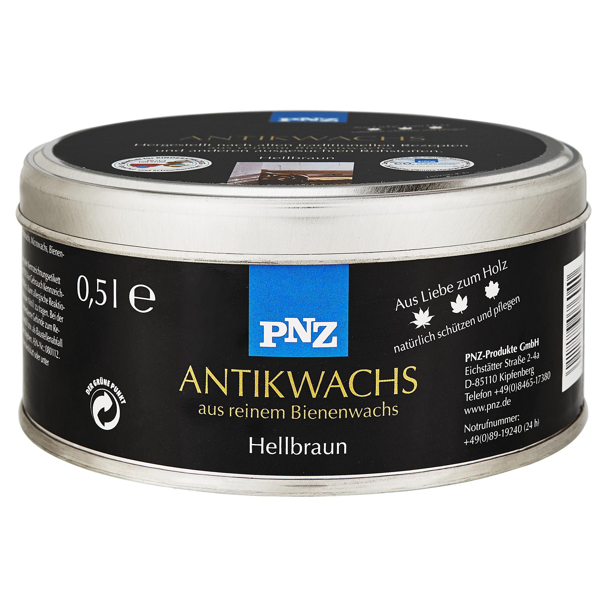 Antikwachs hellbraun 500 ml + product picture