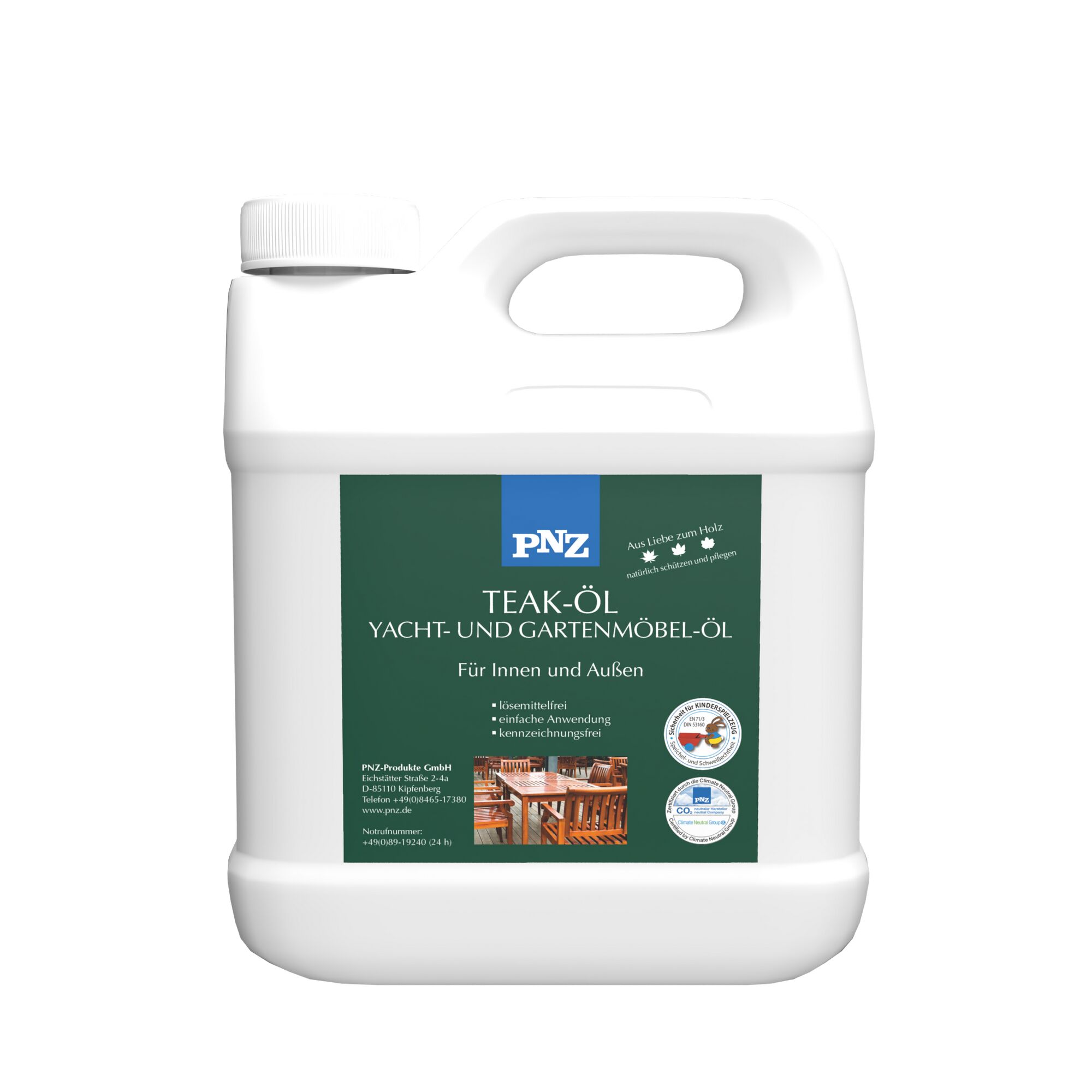 PNZ Teak-Öl für Yacht- und Gartenmöbel