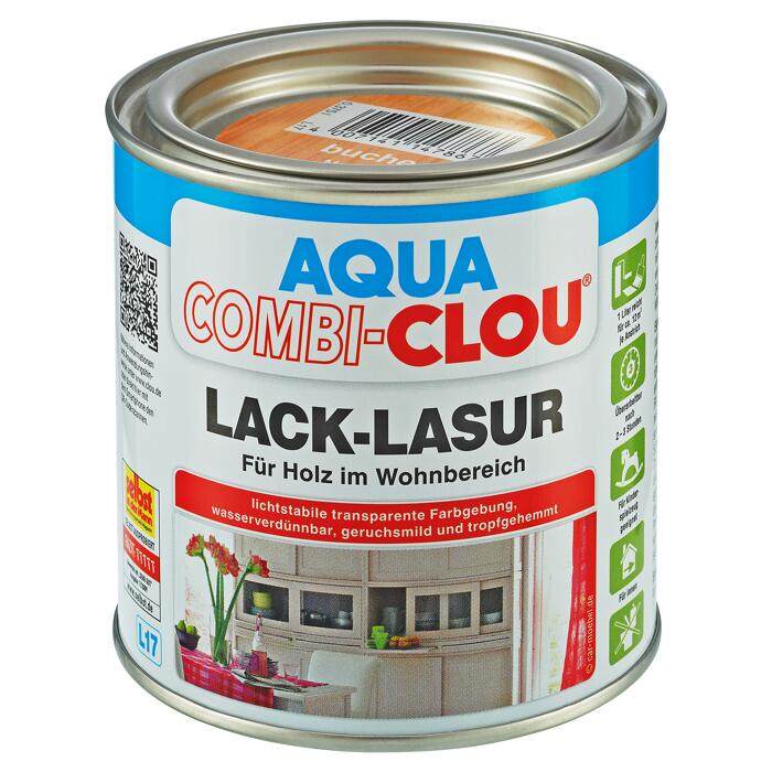 Clou Lacklasur Aqua Combi Buchefarben 375 Ml ǀ Toom Baumarkt
