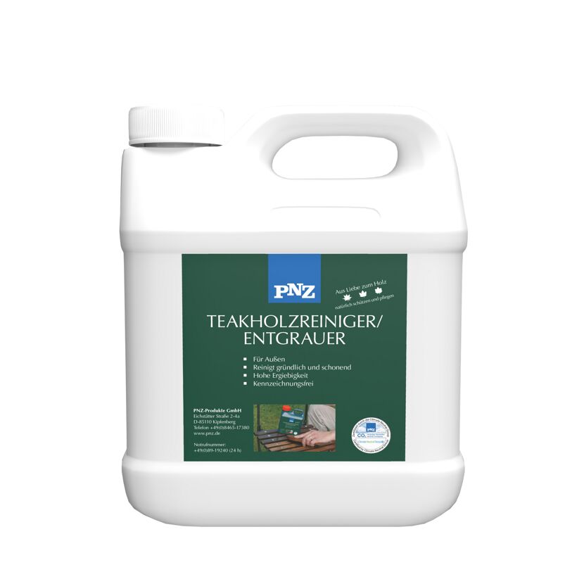 PNZ Teakholzreiniger und Entgrauer, 1 l Flasche