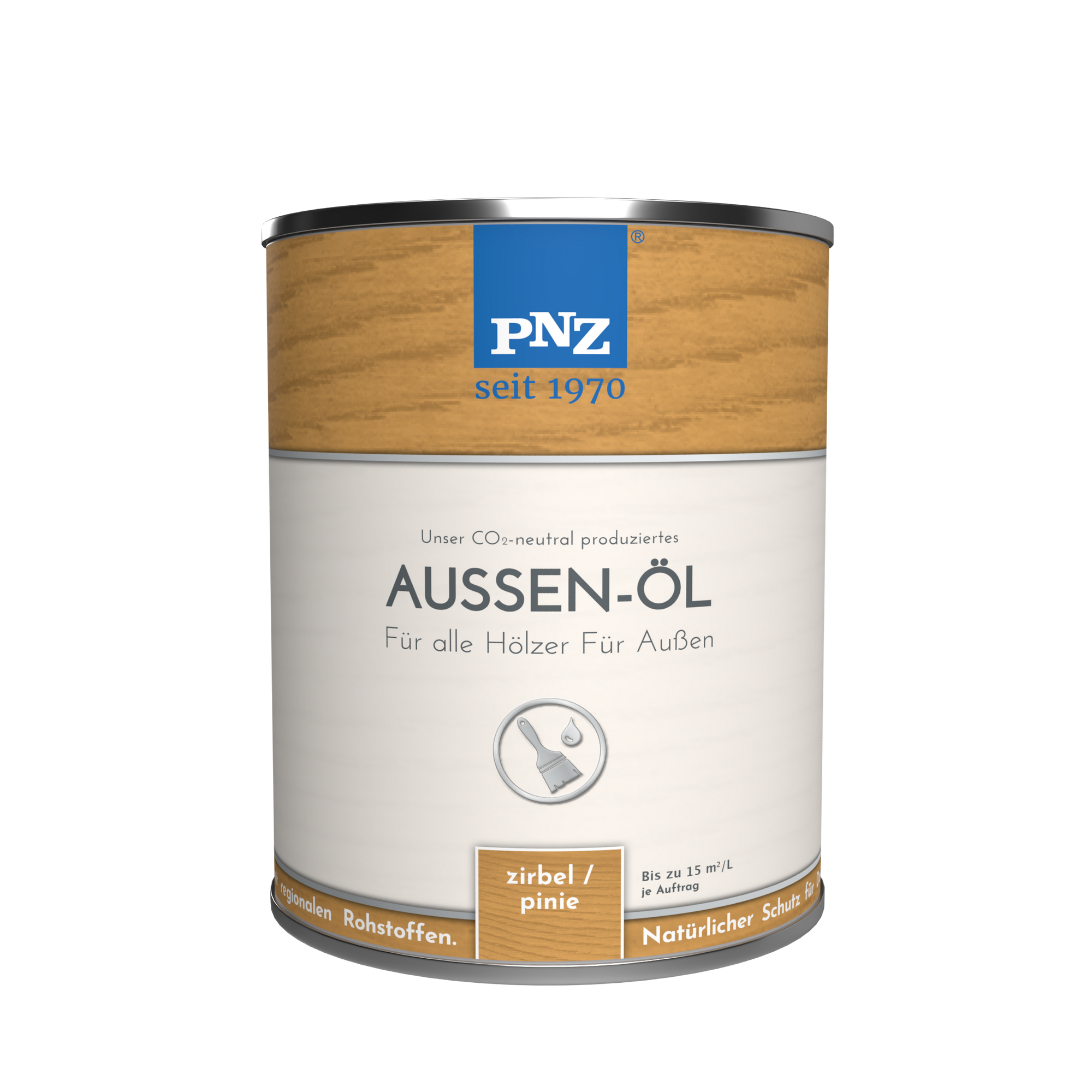 Holzöl piniefarben, zirbelfarben 750 ml + product picture
