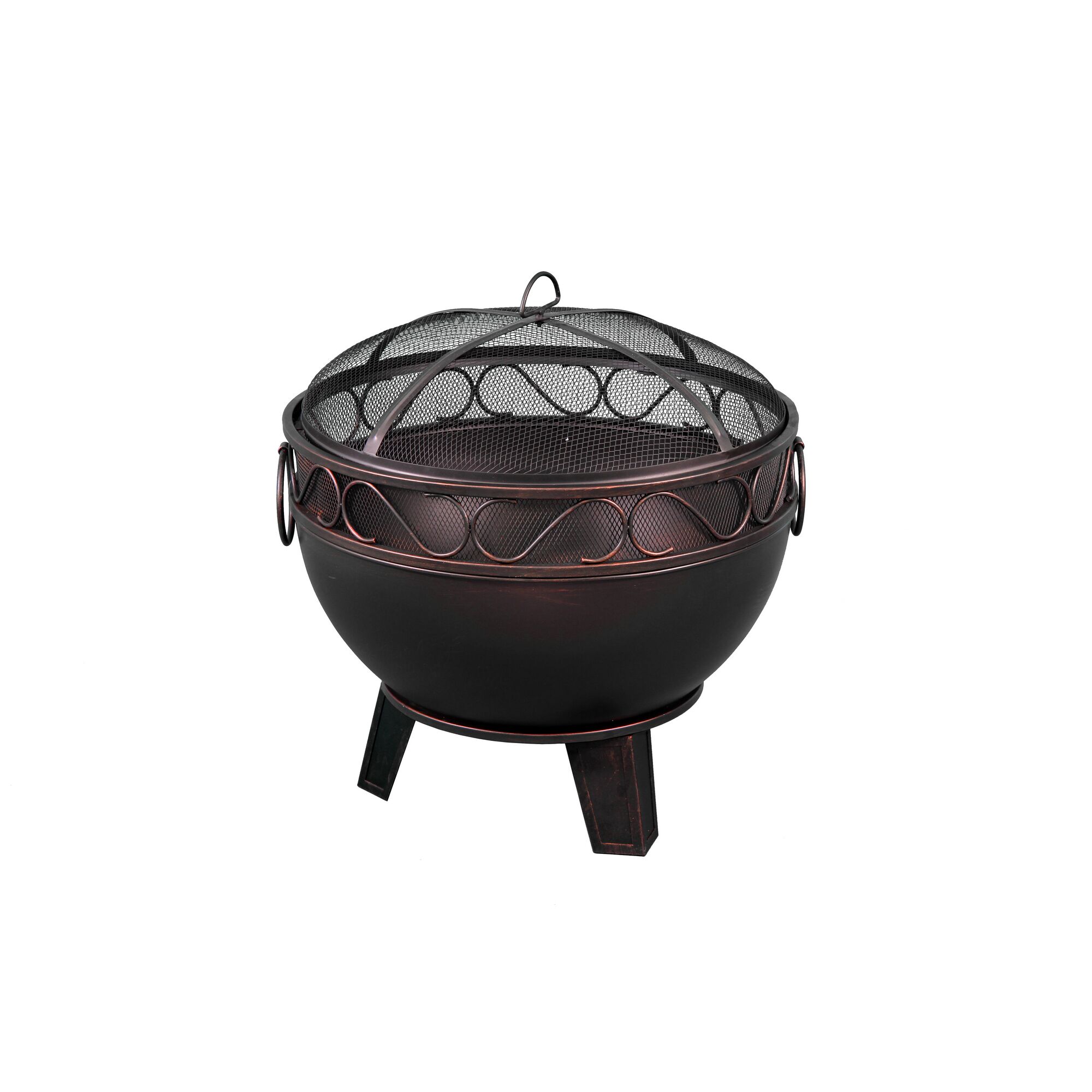 Feuerschale mit Funkenschutz
