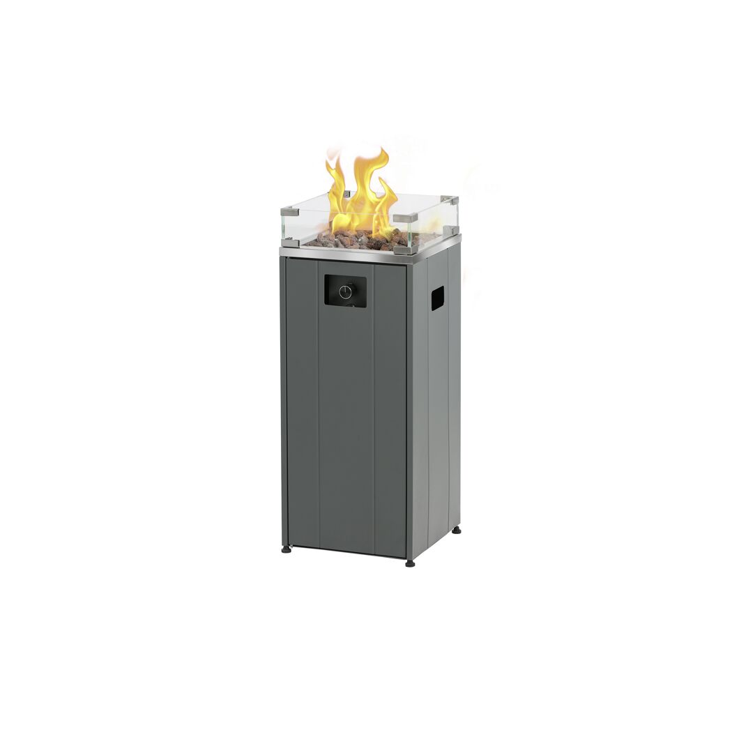 Gasfeuersäule mit Flamme