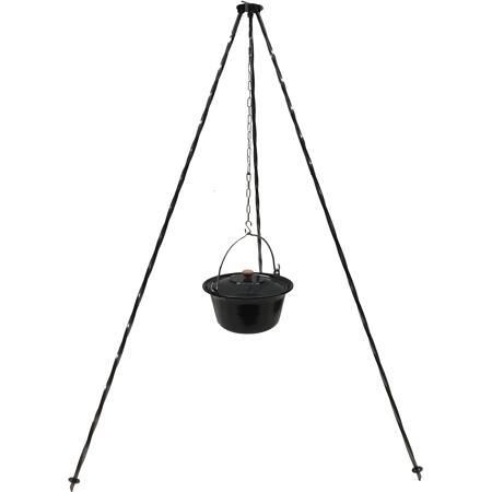 3. Bild von Gulaschtopf 6 l schwarz emailliert, mit Deckel