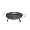 Runder Grill mit abnehmbarem Grillrost